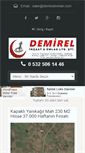 Mobile Screenshot of demirelemlak.com